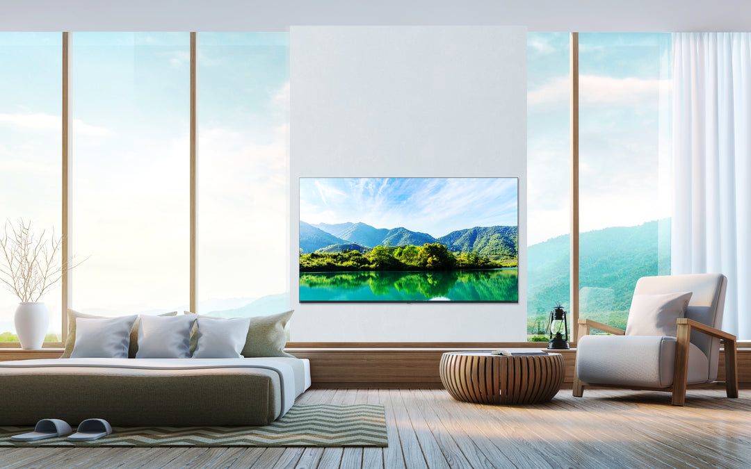 Hospitalty Television in Hotel Room with Ocean View