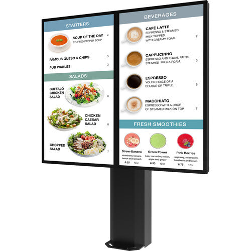 Peerless KOF555-2 Outdoor Dual Display Menu Board for OH55F