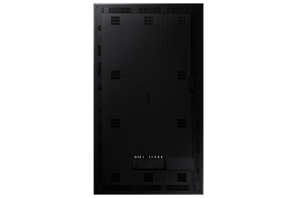 Samsung OM75A 75" Outdoor Display Rear View Portrait Back of Display