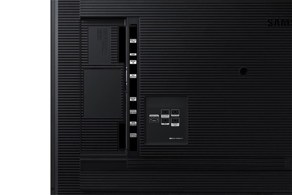 Samsung QM43B-T All-in-One Touch Display rear ports