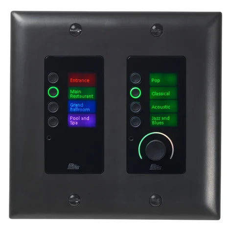 Harman BSS EC-8BV-US-BLK Ethernet Controller with 8 Buttons Volume Control (Black)