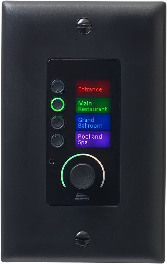Harman BSS EC-4BV-BLK-US Ethernet Controller with 4 Buttons Volume Control (Black)