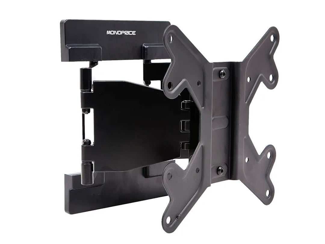 Monoprice 8678 SlimSelect Series Low Profile Full-Motion Articulating TV Wall Mount Bracket For LED TVs 23in to 42in, Max Weight 66 lbs., VESA Patterns Up to 200x200, Works with Concrete and Brick