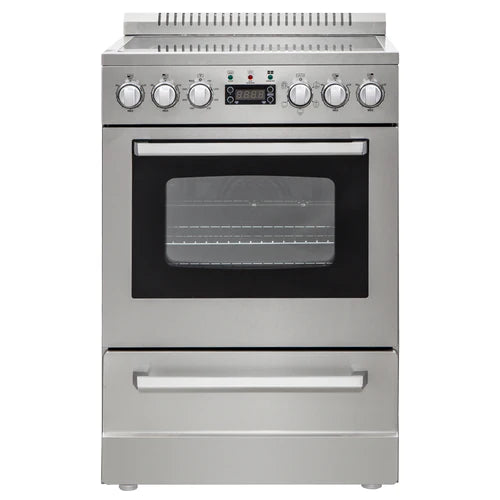 Avanti DER24P3S ELITE Series 24" Electric Range Oven - 2.3 Cu. Ft. Freestanding Electric Range