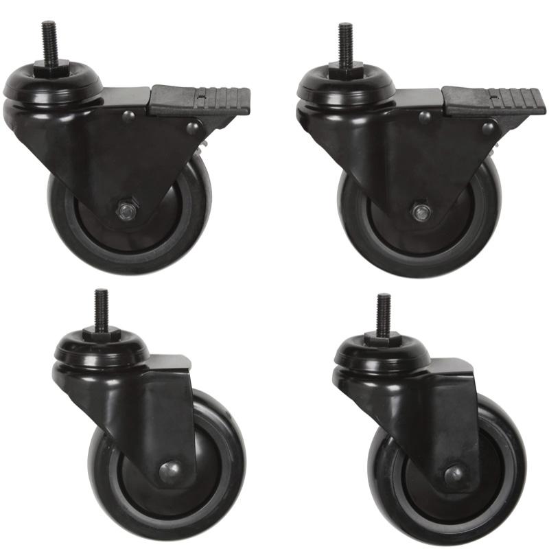 Premier CAST Caster Set of 4 for Rolling Carts