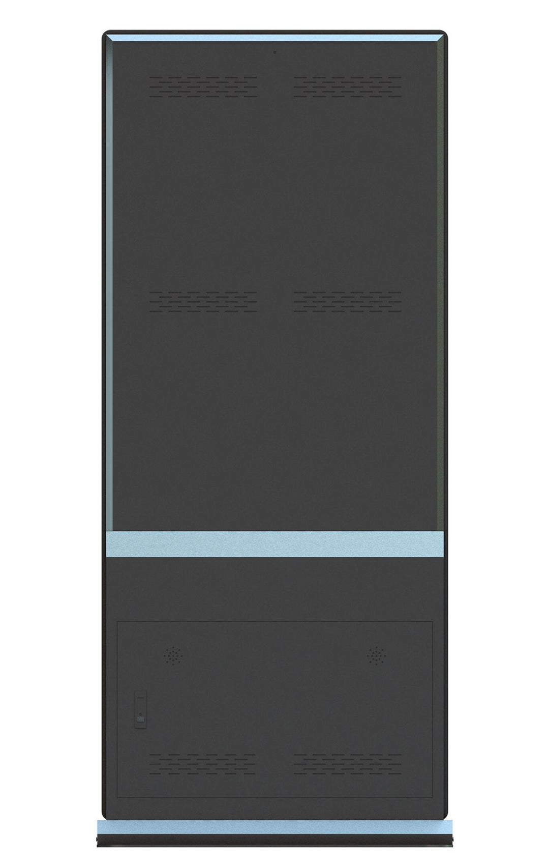 Crimson KFP Series All-in-One kiosks with media players, LED display, and optional touchscreen included