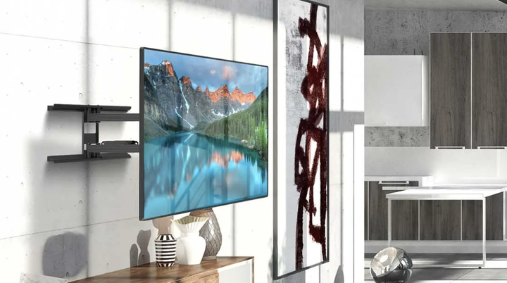 Kanto PDX700 Full Motion Extra Wide TV Mount for 42″ - 100″ TVs