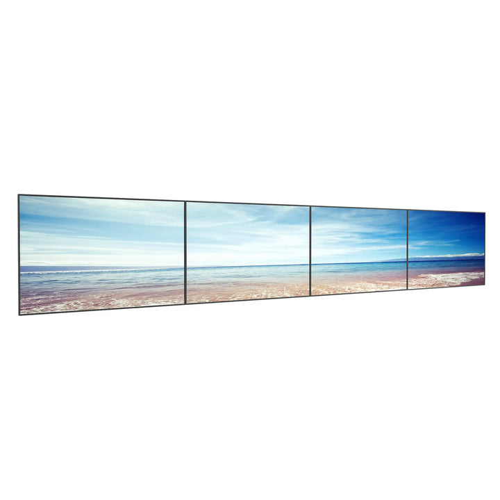 Kanto MBW41PT Menu Board Wall Mount System for 4 Screens (Portrait or Landscape), up to 600x 400 VESA, 66lbs