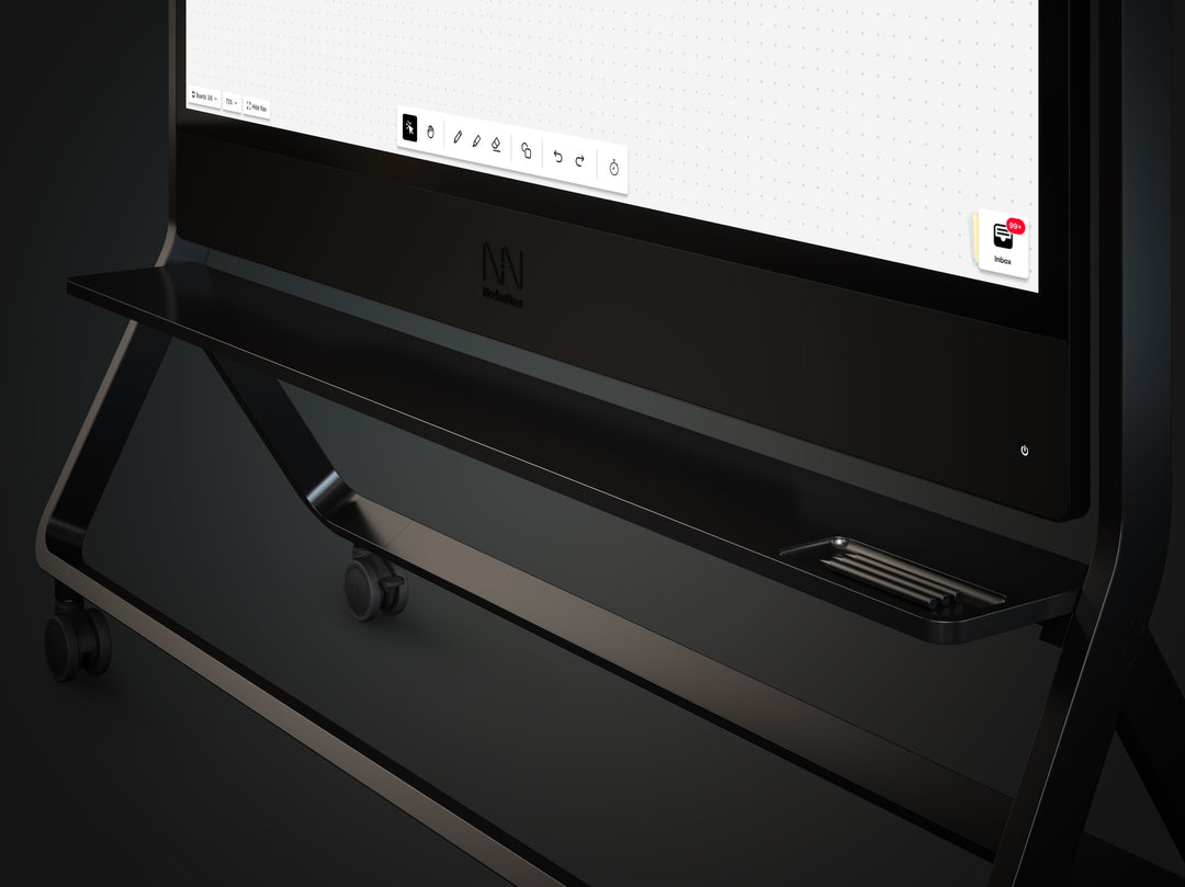 NodesNow 86" interactive 4k Precise Touch whiteboard with built in camera, mic and speaker