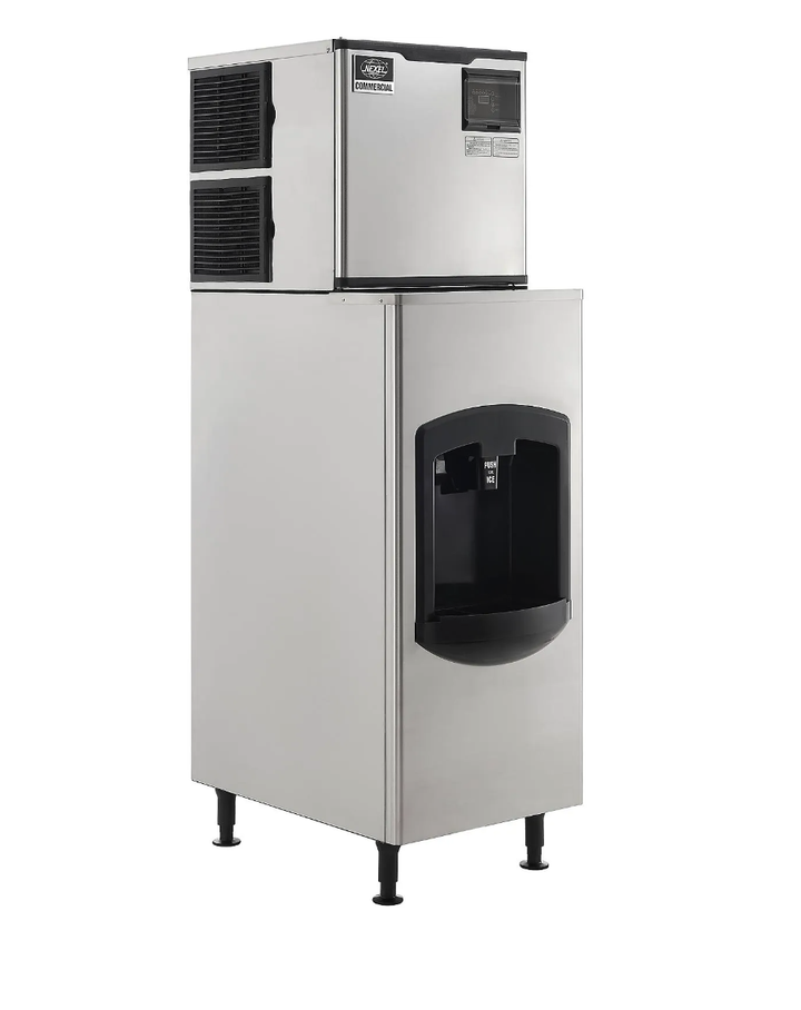 Nexel WB243319  Ice Dispenser with Ice Machine & Bin, Air Cooled, 350 lbs and 24 hour production