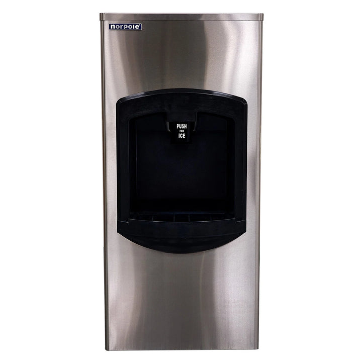 Norpole NPCIM350 350 lb. Ice Maker Head and Ice Dispensing Bin