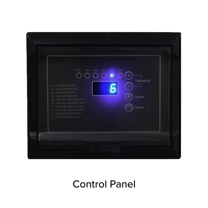 Norpole NPCIM350 350 lb. Ice Maker Head and Ice Dispensing Bin