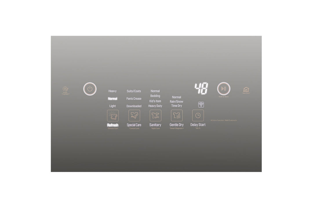 LG S3MFBN LG Styler Smart wi-fi Enabled Steam Closet with TrueSteam and Moving Hangers