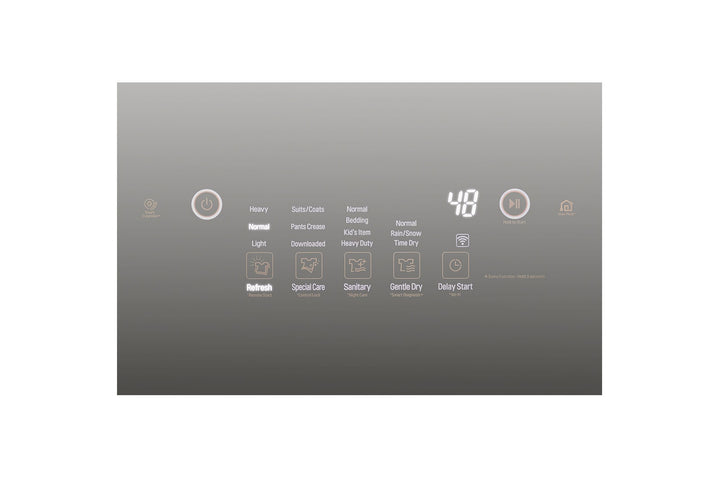 LG S3MFBN LG Styler Smart wi-fi Enabled Steam Closet with TrueSteam and Moving Hangers