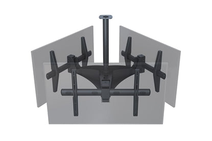 Premier ECM-3000 Triple Ceiling Mount for Flat Panels up to 450 lb. / 204 kg
