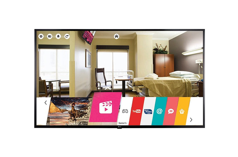 LG 55LX774M 55" Hospital Grade LED TV with Pillow Speaker Compatibility, Pro:Idiom and 2 Year Warranty