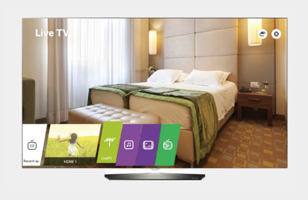 Lg Iptv For Hospitality Lg 65ew960h Hotel Display Knitec