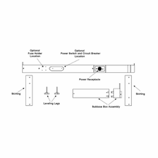 Amana PTSB430E Subbase Kit For 265 Volt 30 Amp