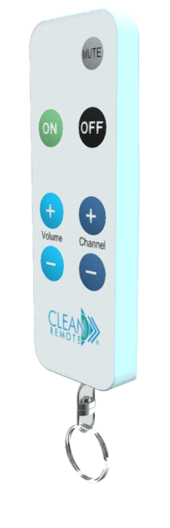 Clean Remote CRKC1 Antimicrobial Replacement Remote for LG Healthcare Keychain Remote 124-213-10, AKB73055503, AKB73075301 and 1919290191