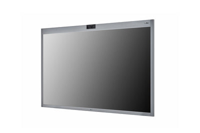 LG 55CT5WJ 55” One:Quick Works All-in-One Meeting & Screenshare Solution with Camera for Video Conferencing Tilt Left View