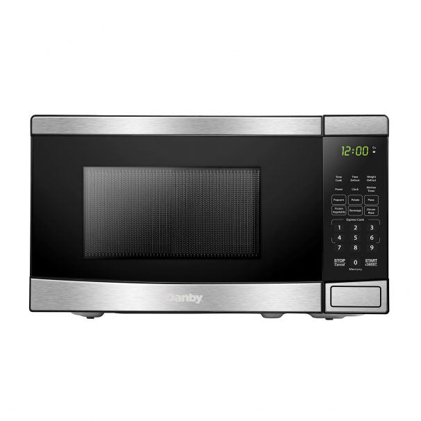 Danby DBMW0721BBS Microwave, 0.7 Cu. Ft., 700W, with 1-Year Warranty