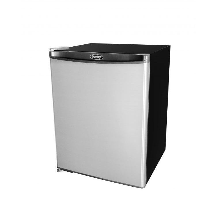Danby DAR022A1SLDB Compact Refrigerator, 2.2 Cu. Ft., with 2-Year Warranty
