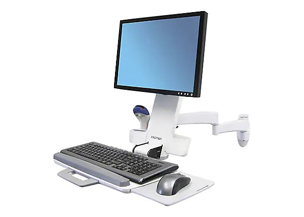 Ergotron 45-230-216 200 Series Combo Arm Keyboard & Monitor Mount up to 18lbs & to 24"