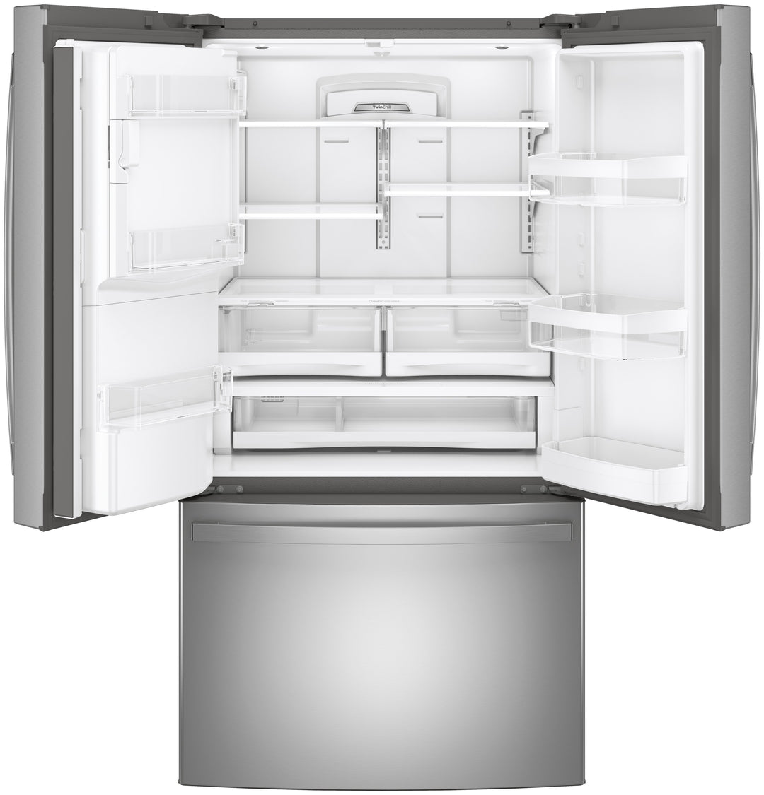 GE Appliances GFE28GYNFS Refrigerator/Freezer 27.7 Cu. Ft with 1-Year Warranty