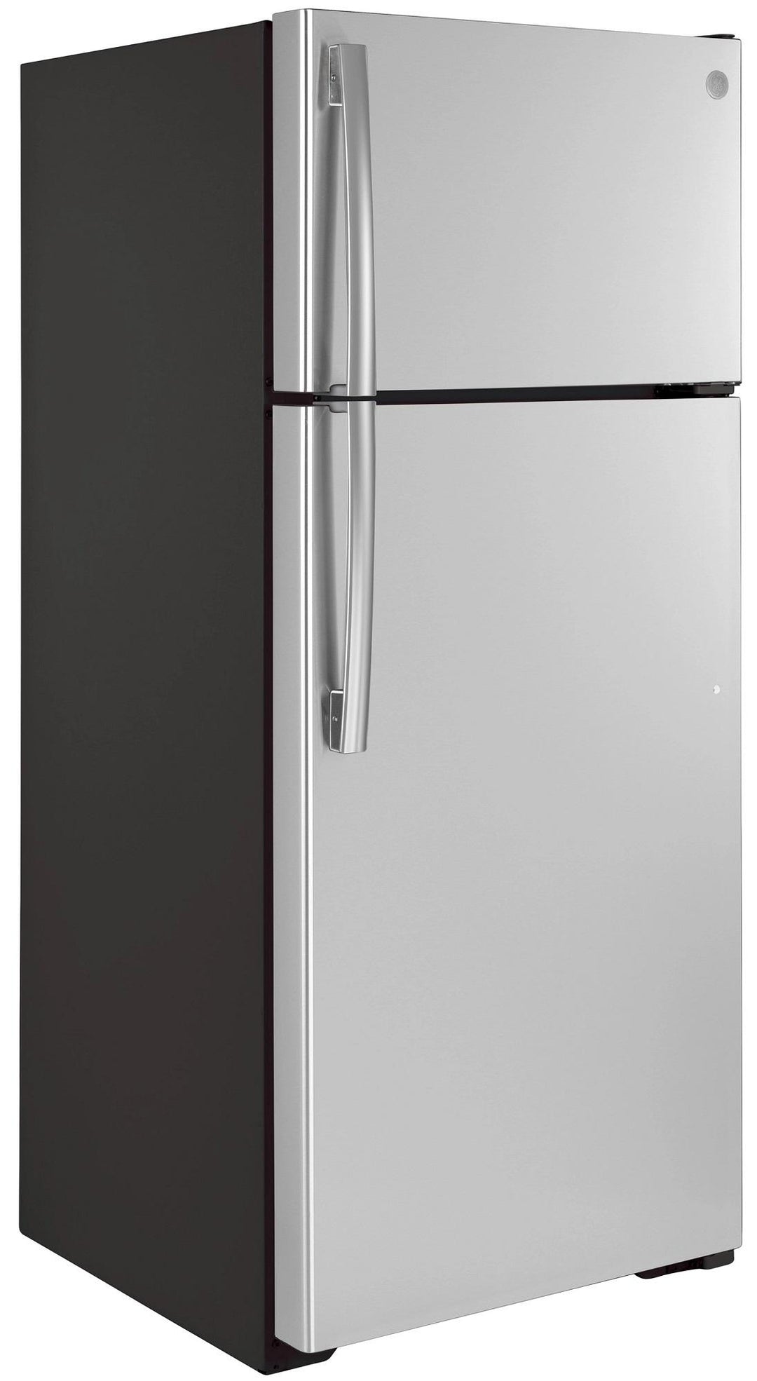GE Appliances GTE18GSNRSS Top-Freezer Refrigerator, 17.5 Cu. Ft. with 1-Year Warranty