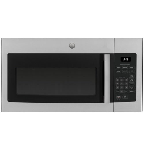 GE JVM3160RFSS Over Range Microwave, 1.6 Cu. Ft., 1000W, with 1-Year Warranty