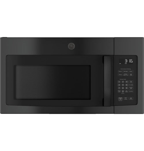 GE JVM3162DJBB Over Range Microwave, 1.6 Cu. Ft., 950W, with 1-Year Warranty