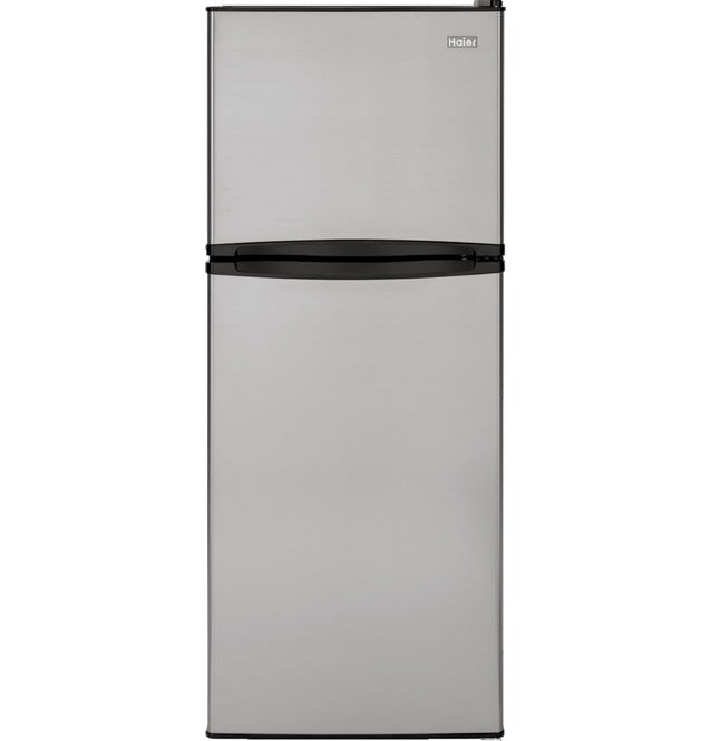GE Haier HA10TG21SS Top-Freezer Refrigerator 9.8 Cu. Ft with 1-Year Warranty