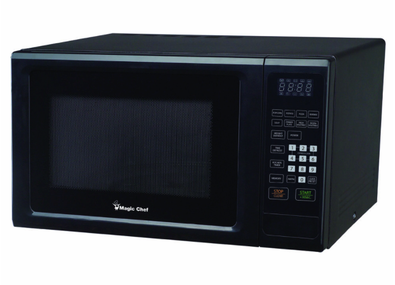 Magic Chef MCM1110B Microwave, 1.1 Cu. Ft., 1000W, with 1-Year Warranty