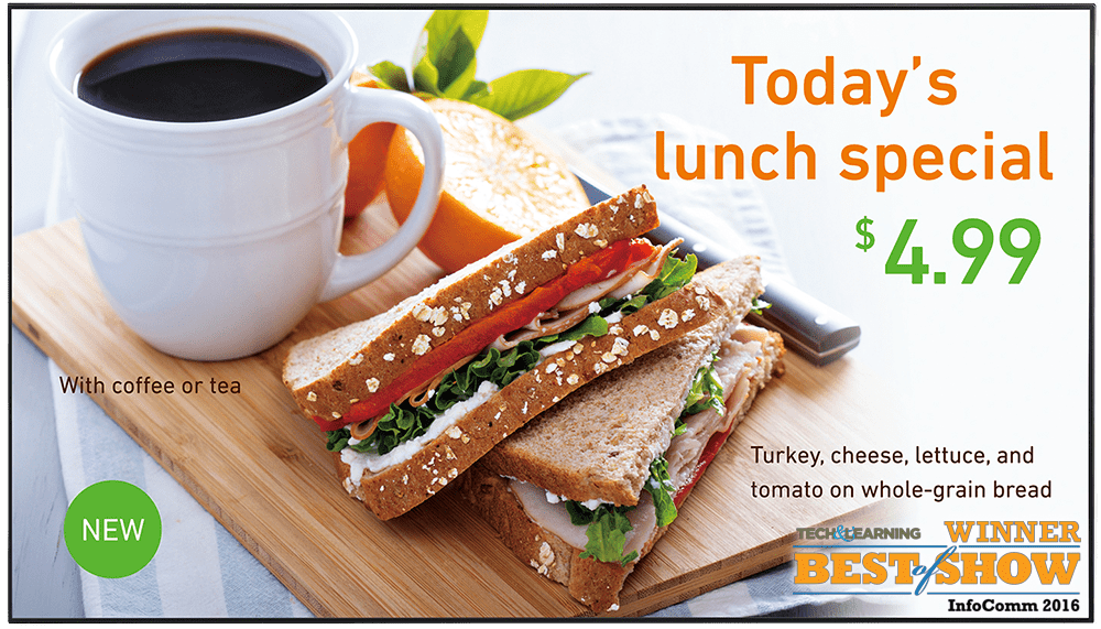 Sharp PN-Y556 Front View