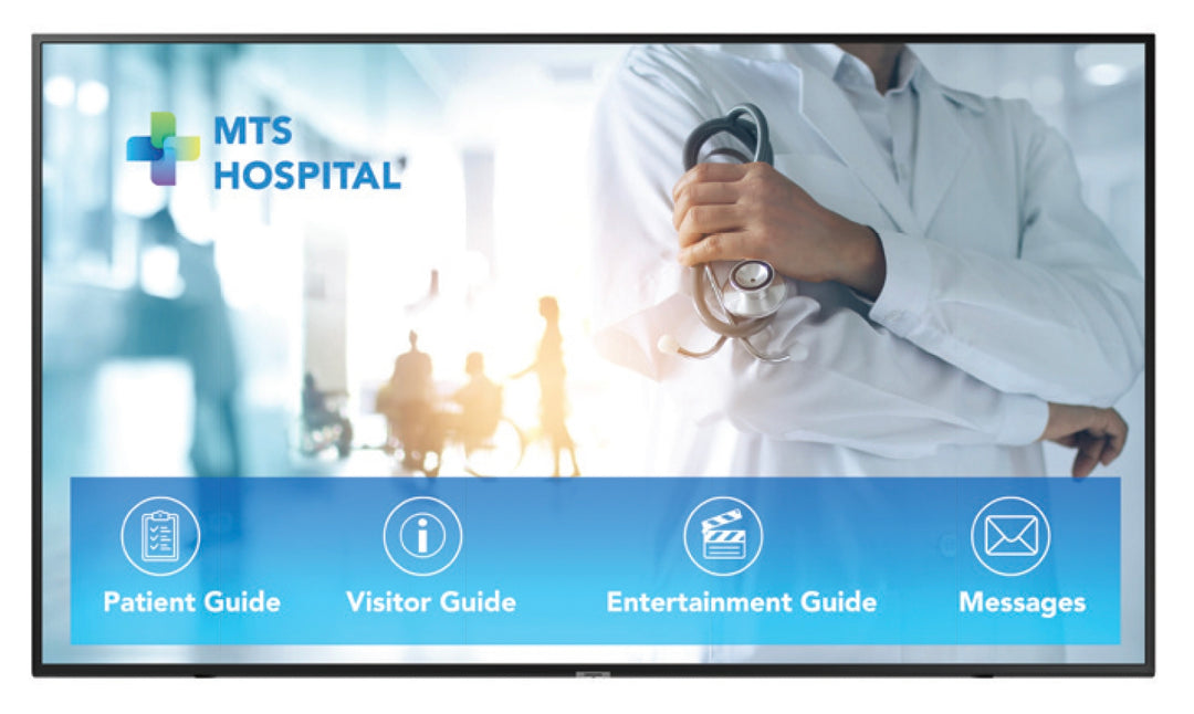Samsung HG65NT690U-HC 65" Direct-Lit LED 4K Healthcare TV with Pillow-Speaker Emulator, Pro:Idiom and 2 Year Warranty