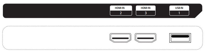 LG 55UT570H9 55" Hospitality 4K UHD LED TV Side Inputs