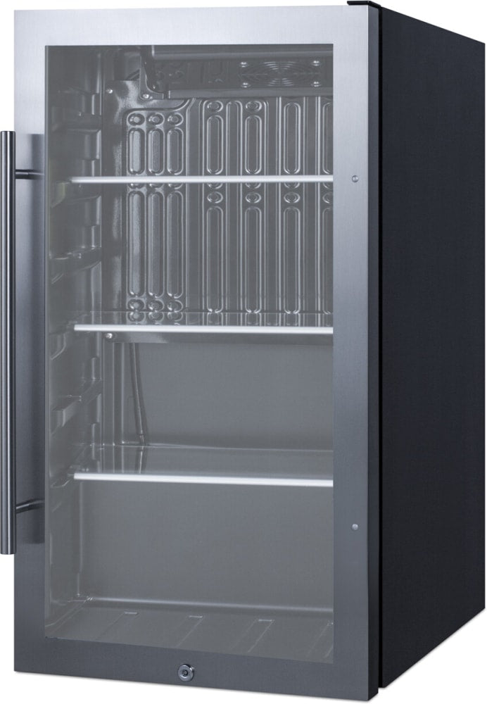 Summit Appliance SPR488BOS Beverage Center, 3.13 Cu. Ft, with 1-Year Warranty
