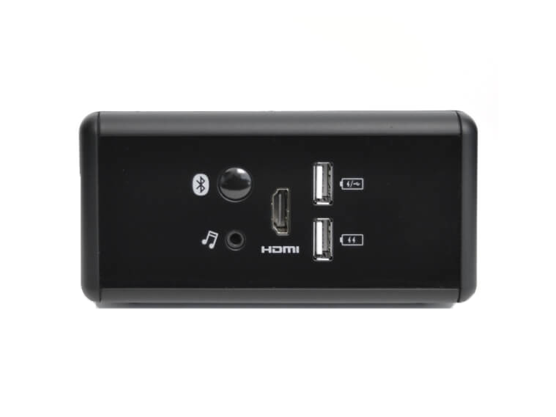 Teleadapt TA-3350D Mini Desktop Media Hub with 2 USB, HDMI, BT, Aux, 1-Year Warranty