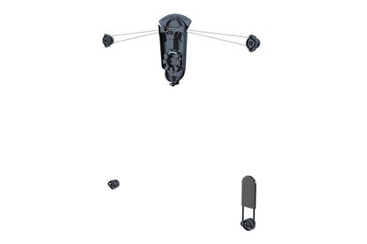 Premier CMF Low-Profile Cable Mount for Flat Panels up to 65lb