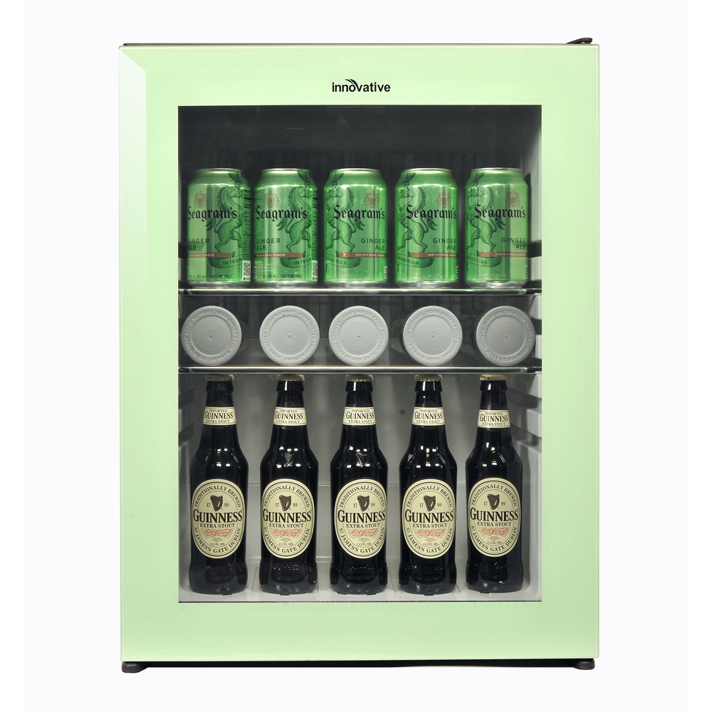 Innovative INN702CDGF Refrigerator with Frameless Glass Door and 5-Year Warranty