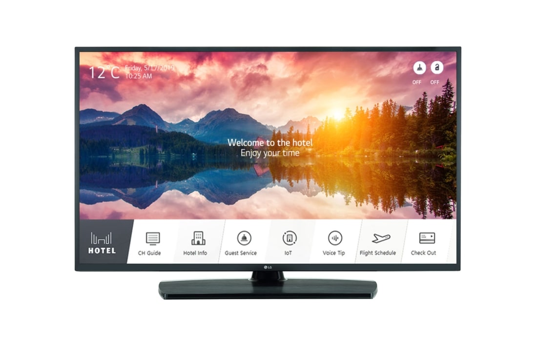 LG 43US670H9 43" Pro:Centric Smart Hospitality 4K UHD TV Front View