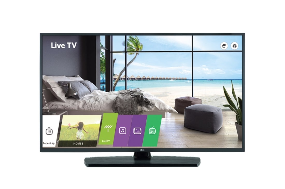 LG 43UT570H9 43" Hospitality 4K UHD LED TV Front View