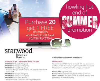 LG Pro Idiom Hospitality TV Promotion for Starwood Hotels and Resorts
