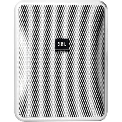 JBL CONTROL 25-1-WH Compact Indoor/Outdoor Background/Foreground Speaker (Pair, White)