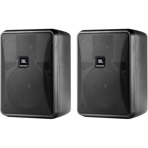 JBL CONTROL 25-1 Compact Indoor/Outdoor Background/Foreground Speaker (Pair, Black)