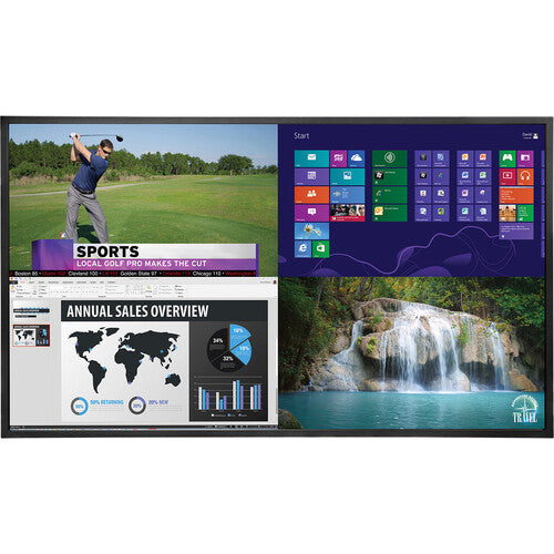 Planar EP5824K 58" EP Series UHD Display, 4K @ 60Hz, 500 Nits, LCD with LED Backlight, 24/7, Landscape/Portrait, 3 Year Advance Exchange Warranty