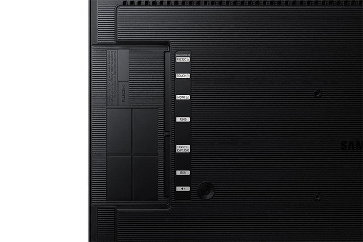 Samsung QB24R-TB 24" Touch-Enabled Small Display rear ports close up