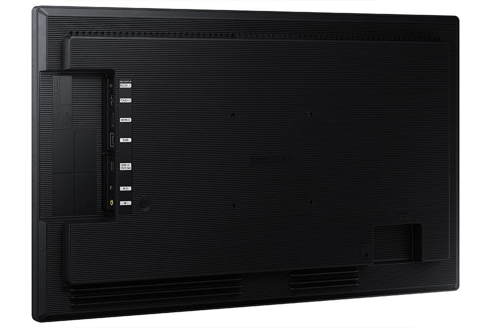 Samsung QB24R-TB 24" Touch-Enabled Small Display rear tilted