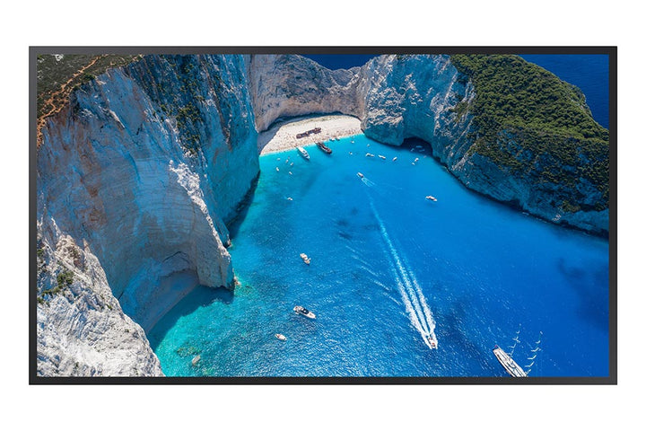 Samsung OM75A 75" Outdoor Display Front View Landscape