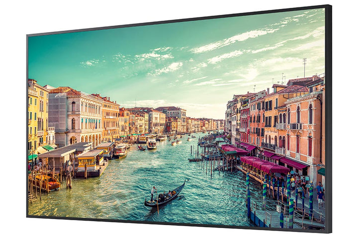 Samsung QM85R-B 85" UHD Display tilted left